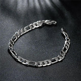 925 Silver 4mm/6mm Bracelet Wedding Engagement Jewelry