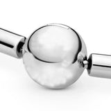 Ball Sparkling Barrel Clasp 925 Sterling Silver Charm for Bangle