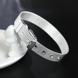925 Silver Bracelet Creativity Strap Chain for Women Wedding Party