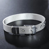 925 Sterling Silver Lucky Bracelets Cuff Charm Braided Bracelet Chain