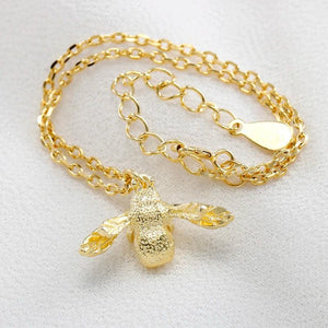 925 Sterling Silver Bee Bracelet Personality Sweet