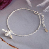 925 Sterling Silver Bee Bracelet Personality Sweet