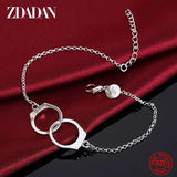925 Sterling Silver Charm Bracelet Chains For Women