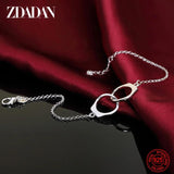 925 Sterling Silver Charm Bracelet Chains For Women