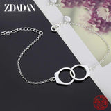 925 Sterling Silver Charm Bracelet Chains For Women