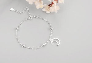 925 Sterling Silver Moon Sweet Bracelets