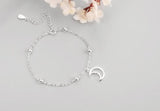 925 Sterling Silver Moon Sweet Bracelets