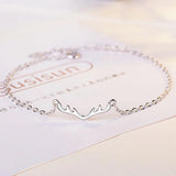 Deer Horn Bracelet 925 Silver Jewelry Gift for Women