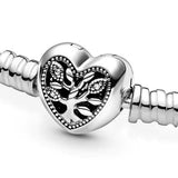 925 Sterling Silver Bracelet with Star and Daisy Clasp