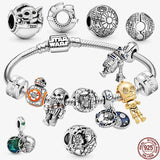 Sterling Silver Bracelet Chain with CZ, DIY Jewelry Making, Fits Beads Charms