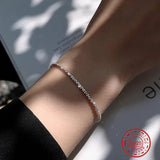 925 Silver Bracelet 1.5mm Water Jewelry Gift