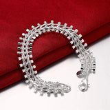 925 Silver Charm Bracelet Women Jewelry Gift Christmas