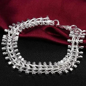 925 Silver Charm Bracelet Women Jewelry Gift Christmas