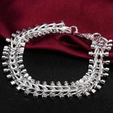 925 Silver Charm Bracelet Women Jewelry Gift Christmas