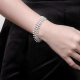 925 Silver Charm Bracelet Women Jewelry Gift Christmas