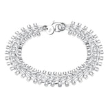 925 Silver Charm Bracelet Women Jewelry Gift Christmas