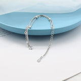 925 Sterling Silver Double Bracelets Personality Sweet