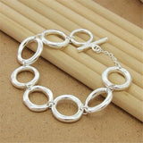 925 Silver Bracelet O Woman Jewelry Wedding Gift