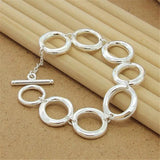 925 Silver Bracelet O Woman Jewelry Wedding Gift