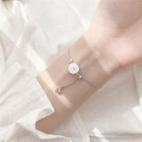 925 Silver Shell Chrysanthemum Bracelet