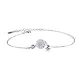 925 Silver Shell Chrysanthemum Bracelet