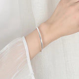925 Sterling Silver Women Bracelet Bangles Ladies Jewelry Accessories