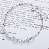 925 Sterling Silver Crystal Bracelet for Women