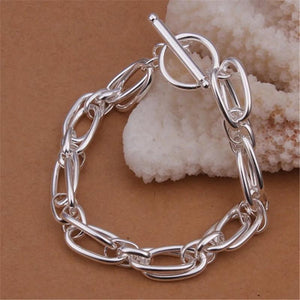 925 Silver Chain Bracelets for Wedding Party