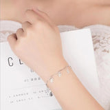 925 Sterling Silver Clover Bracelet for Women