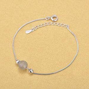 925 Sterling Silver Moonstone Bracelet for Women