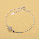 925 Sterling Silver Moonstone Bracelet for Women