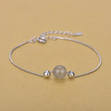 925 Sterling Silver Moonstone Bracelet for Women