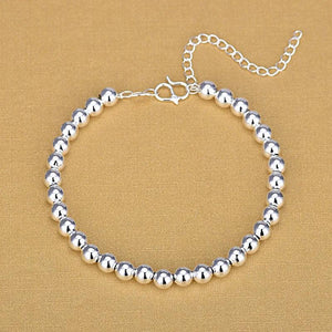 925 Silver Bracelet with Charms Women