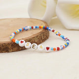 Bohemia Polymer Clay Beads Bracelet Hand-knitting Chain Gift Craft