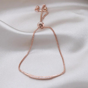 Korea Jewelry 14K Zircon Adjustable Bracelet for Women