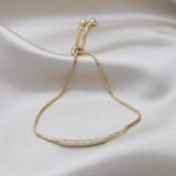 Korea Jewelry 14K Zircon Adjustable Bracelet for Women
