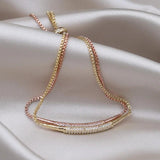 Korea Jewelry 14K Zircon Adjustable Bracelet for Women