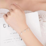 925 Silver Clover Bracelet for Women S-B114