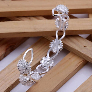 925 Silver Fireworks Hand Bracelet Wedding Jewelry