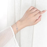925 Silver Moonstone Planet Bracelet, Wedding Glamour Jewelry