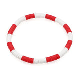 Bohemia Polymer Clay Elastic Chain Bracelet Jewelry
