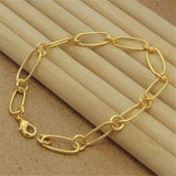 925 Sterling Silver Hand Clip Bracelet 18K Charm Jewelry