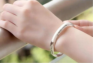 925 Silver Bangles for Women Jewelry Charms Bangle Female Birthday Gift
