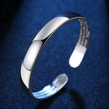 925 Silver Bangles for Women Jewelry Charms Bangle Female Birthday Gift