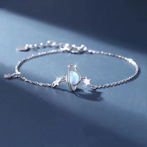 Polar Moonlight Stone Beads Bracelet for Women DIY Jewelry