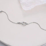 Silver Plated French Love Bracelet INS Jewelry