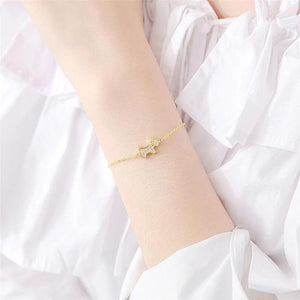 925 Silver Puppy Dog Fine Jewelry Resizable Bracelet