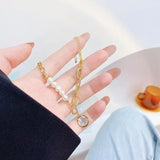 YDL Natural Pearl Chain Bracelets Smiley Women Glamour Bracelets