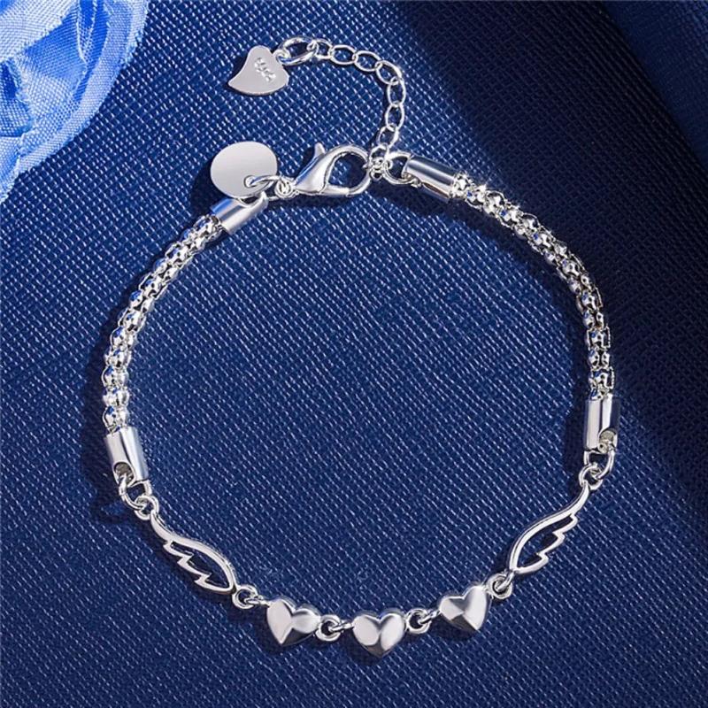 925 Sterling Silver Bracelet Beloved Chain Wedding Party Women