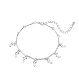 925 Silver Ball Flower Bracelet Gift for Her Birthday